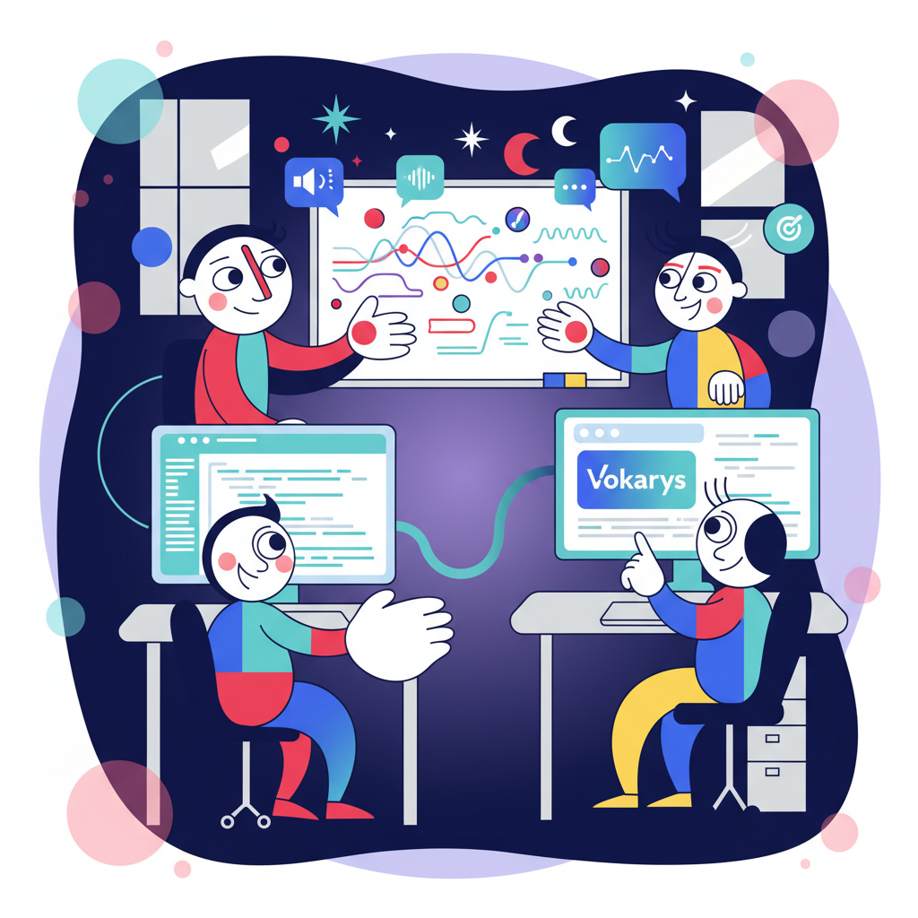 A diverse team working together